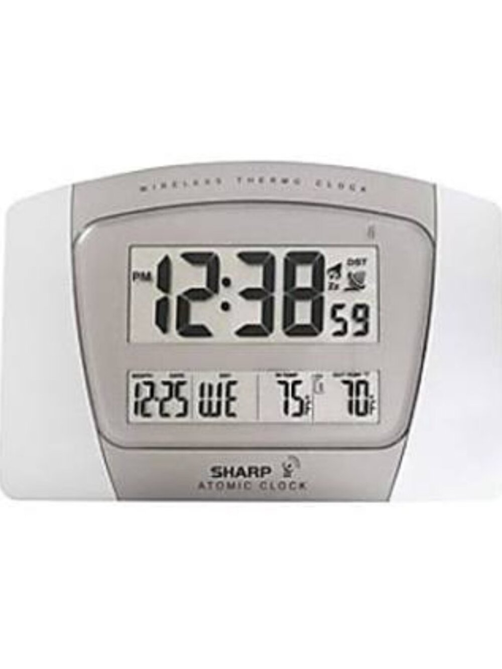 SHARP WIRELESS THERMO ATOMIC CLOCK Model SPC373